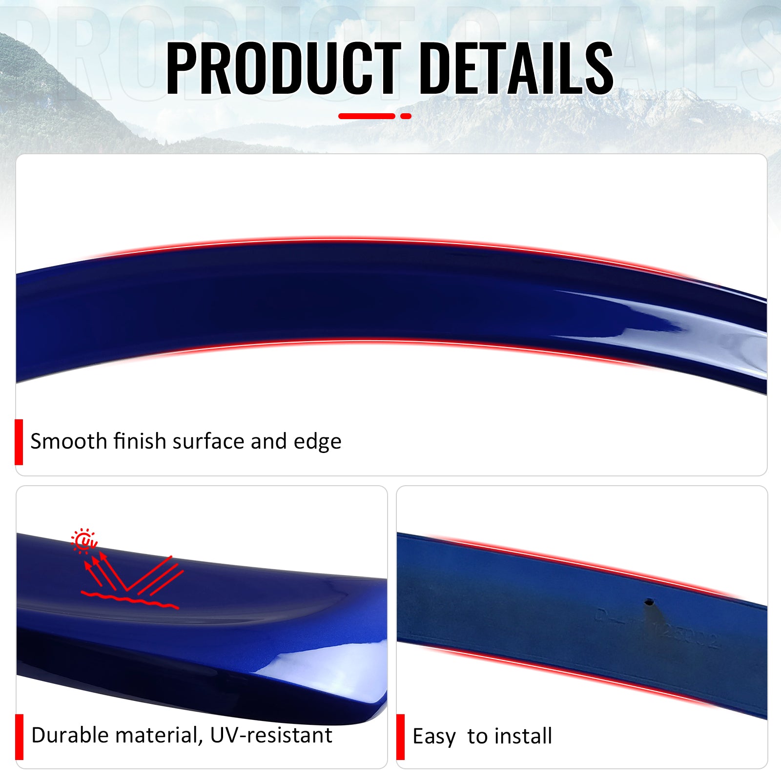 Fits 06-13 Lexus IS250 IS350 IS F Sport Style Trunk Spoiler Painted #8U1 Blue