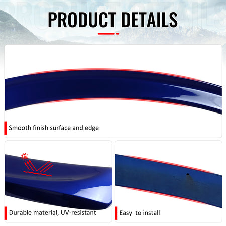 Fits 06-13 Lexus IS250 IS350 IS F Sport Style Trunk Spoiler Painted #8U1 Blue
