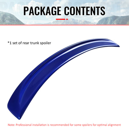 Fits 06-13 Lexus IS250 IS350 IS F Sport Style Trunk Spoiler Painted #8U1 Blue