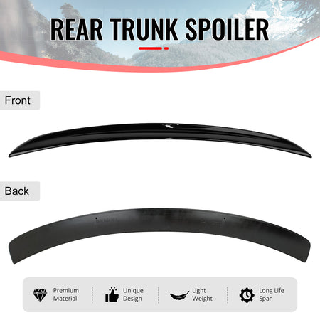 Fits 06-13 IS250 IS350 Sedan 4Dr IS F Sport Style Trunk Spoiler ABS #U202 Black