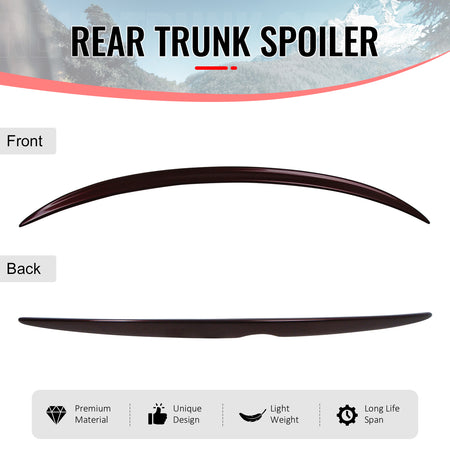 Fits 06-13 IS250 IS350 IS F 4Dr OE Style Trunk Spoiler ABS #3R1 Matador Red Mica