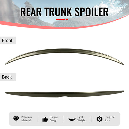 Fits 06-13 IS250 IS350 IS F 4Dr OE Style Trunk Spoiler #6U3 Midnight Green Mica