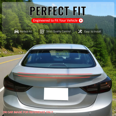Fit 2010-2015 Hyundai Elantra Trunk Spoiler OE Factory Style Painted #ZU3