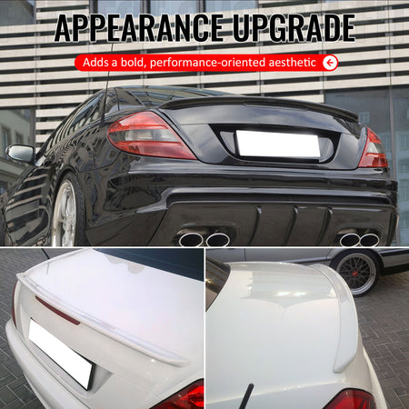 Fits 05-10 SLK R171 Convertible AMG Painted #723 Pewter Metallic Trunk Spoiler