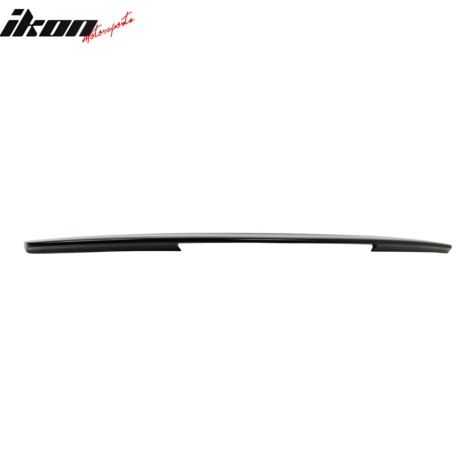IKON MOTORSPORTS Trunk Spoiler Compatible With 2011-2016 Benz SLK-Class R172 Convertible 2-Door, AMG Style Painted #197 9197 Obsidian Black Metallic ABS Rear Wing
