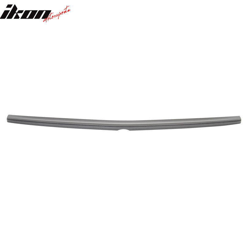 Trunk Spoiler Compatible With 2010-2016 Mercedes Benz E-Class W212 Sedan, A Style ABS Rear Deck Lip Wing by IKON MOTORSPORTS, 2011 2012 2013 2014 2015