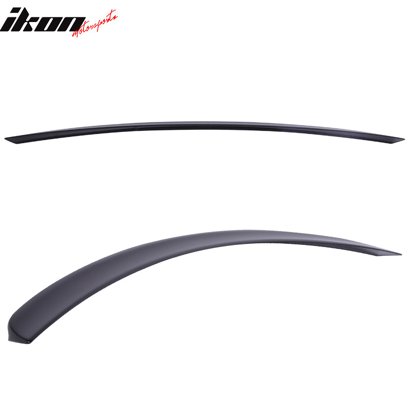 Pre-painted Trunk Spoiler Compatible With 2005-2010 Benz W219 CLS Class, AMG Style #040 Black ABS Added On Lip Wing other color available by IKON MOTORSPORTS, 2005 2006 2007 2008 2009 2010