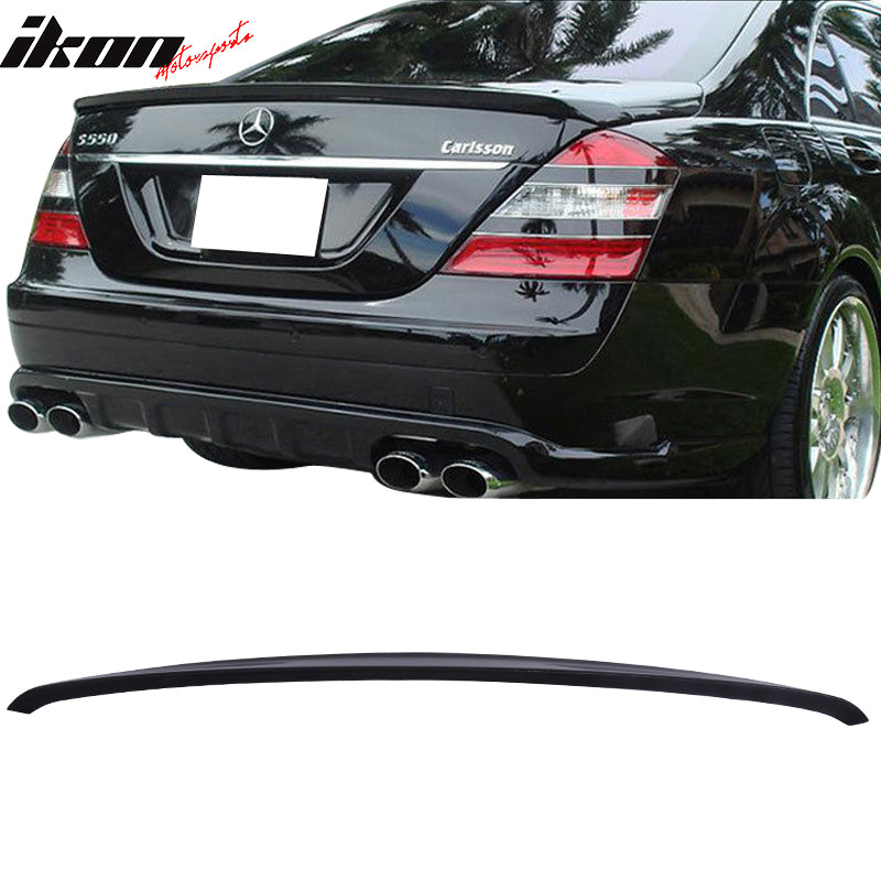 Fits 07-13 Benz W221 S-Class Sedan A Style Rear Trunk Spoiler