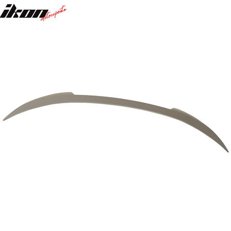 Fits 12-18 F12 V Style Painted #A92 Orion Silver Metallic Trunk Spoiler