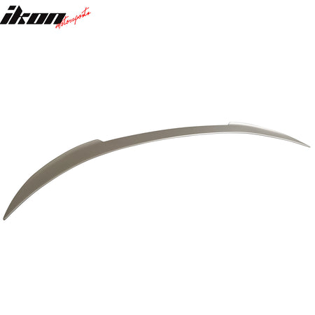 Fits 12-18 F12 V Style Painted #A92 Orion Silver Metallic Trunk Spoiler