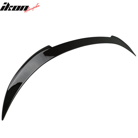 Fits 12-18 F12 V Style Painted #S23 WS23 X03 Ruby Black Metallic Trunk Spoiler