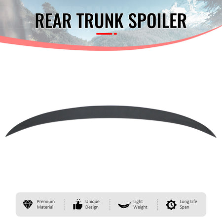 Fits 09-15 BMW F01 7-Series AC Style Trunk Spoiler Painted #A90 Dark Graphite