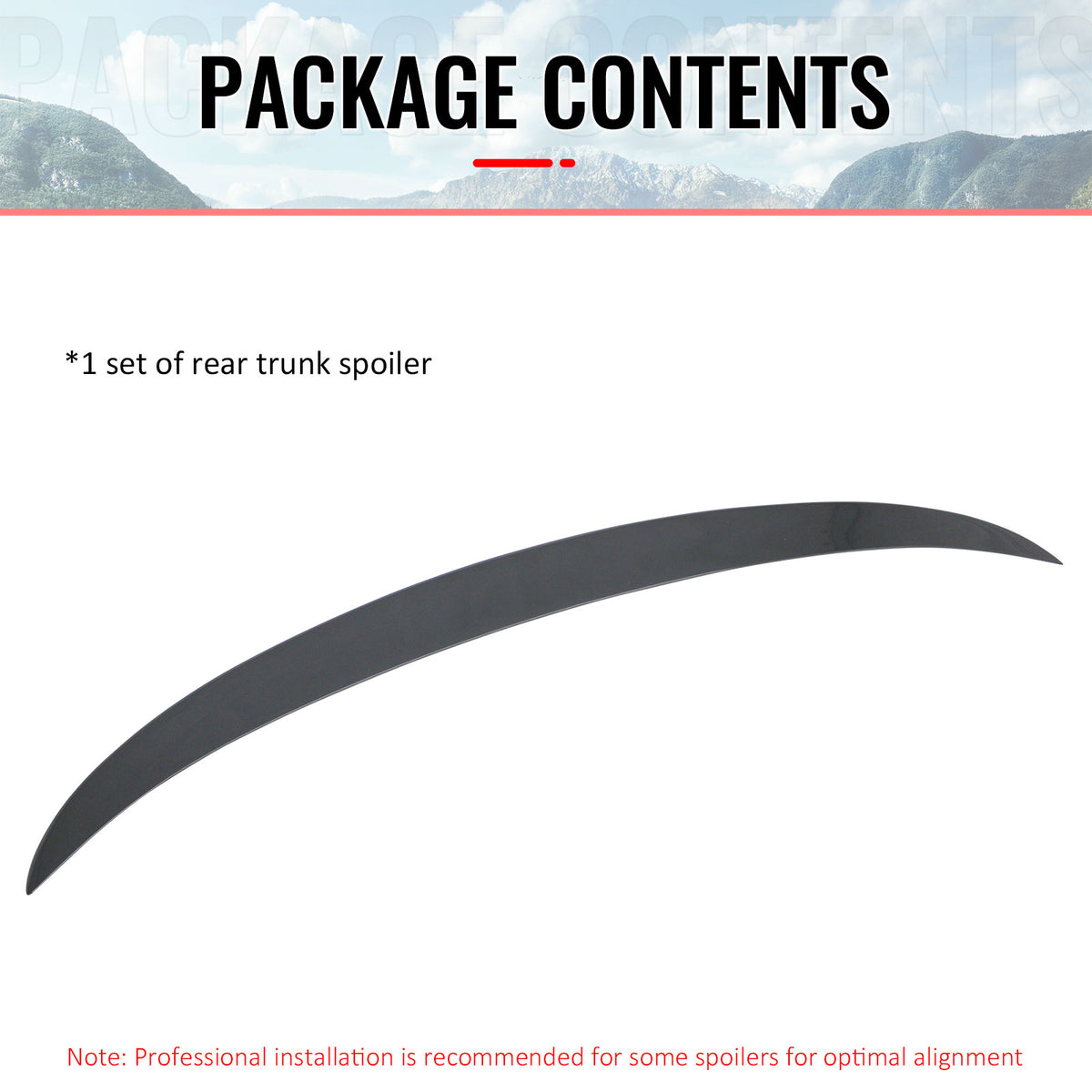 Fits 09-15 BMW F01 7-Series AC Style Trunk Spoiler Painted #A90 Dark Graphite