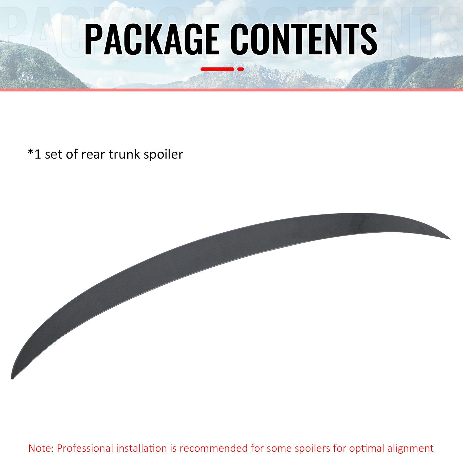 Fits 09-15 BMW F01 7-Series AC Style Trunk Spoiler Painted #A90 Dark Graphite