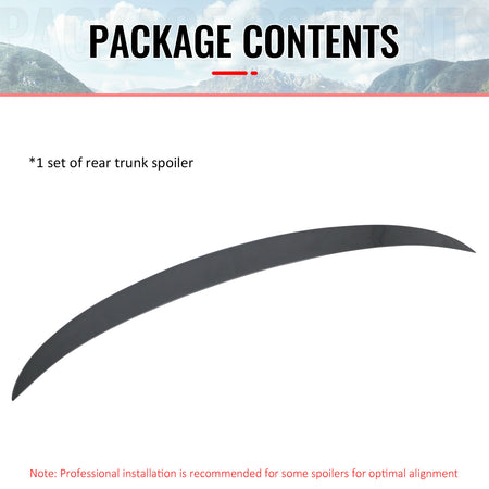 Fits 09-15 BMW F01 7-Series AC Style Trunk Spoiler Painted #A90 Dark Graphite