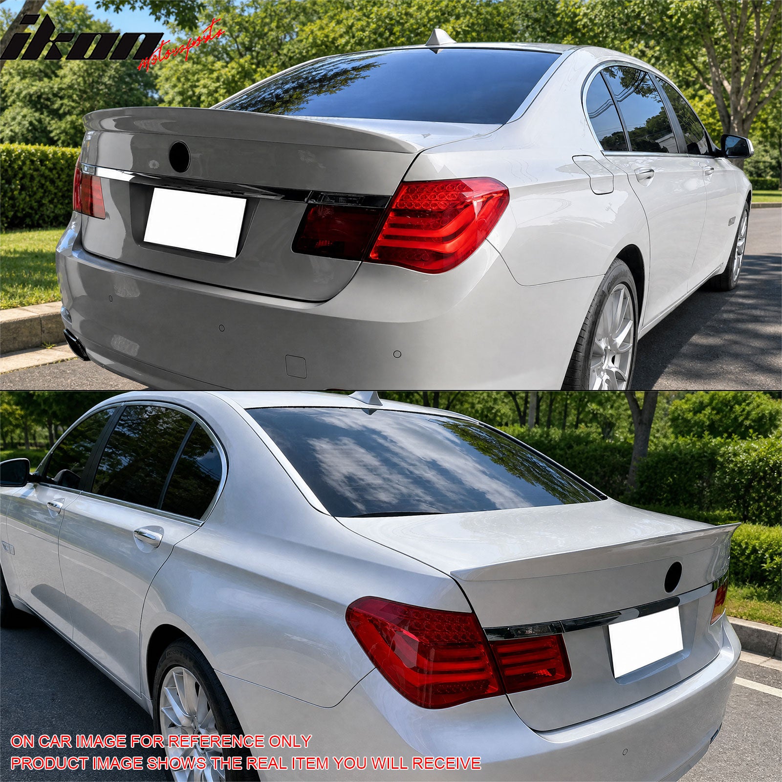 Fits 09-15 BMW F01 7-Series AC Style Trunk Spoiler Painted #A90 Dark Graphite
