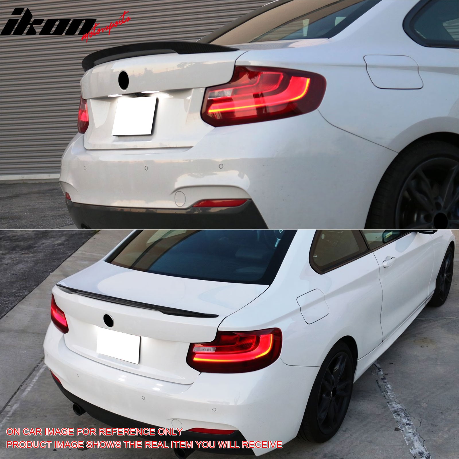 Fits 07-13 E92 High Kick Painted #896 Blue Water Metallic Trunk Spoiler