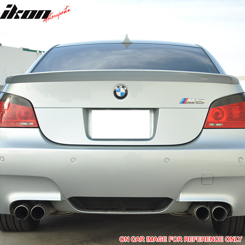 Fits 04-10 5 Series E60 4Dr AC Trunk Spoiler OE Titanium