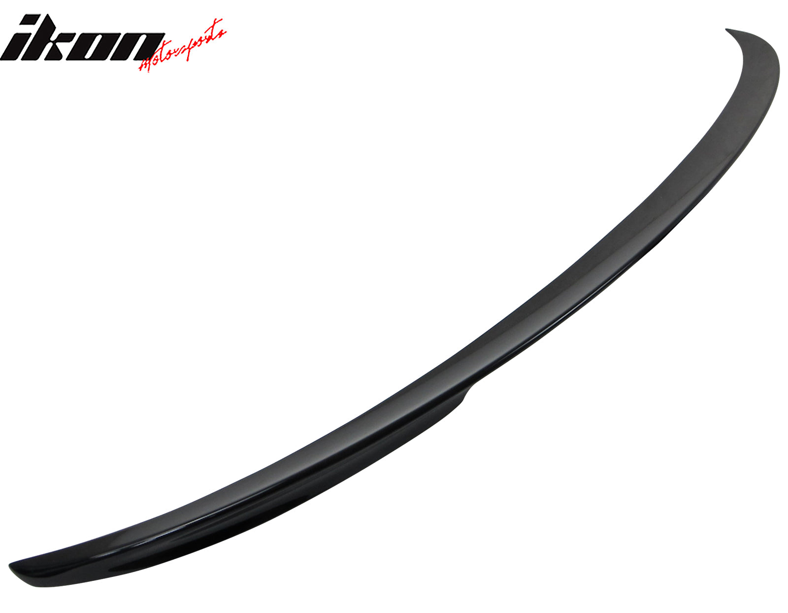 Pre-painted Trunk Spoiler Compatible With 2011-2016 BMW 5-Series, Performance Style ABS Painted #475 Black Sapphire Rear Tail Lip Deck Boot Wing Other Color Available By IKON MOTORSPORTS, 2012 2013