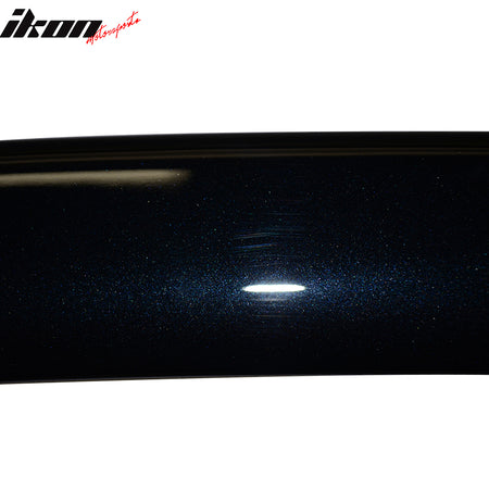Fits 06-08 BMW E90 Trunk Spoiler + Front Splitters Painted #475 Black Sapphire