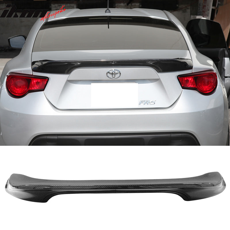 Trunk Spoiler for Scion FRS BRZ Toyota 86 2013-2020 Carbon Fiber Wing
