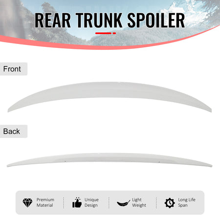 Fits 07-13 E92 Performance Painted #300 Alpine White III Trunk Spoiler
