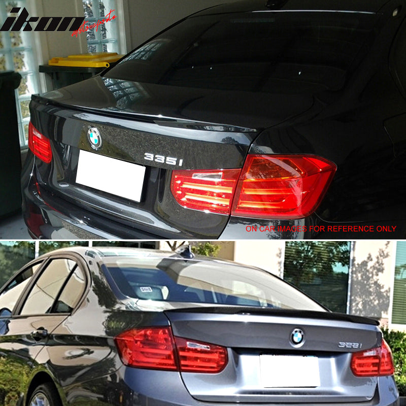 Compatible With 2012-2018 3 Series F30 MATTE Trunk Spoiler Painted Alpine White Iii #300