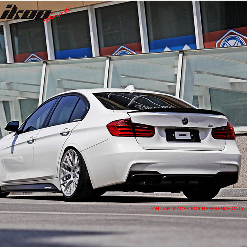 Fits 14-19 BMW F80 3-Series 4Dr Performance Trunk Spoiler #300 Alpine White III