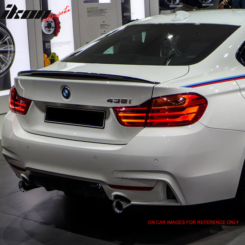 Fits 14-15 BMW 4 Series F32 Trunk Spoiler OE Painted Alpine White Iii #300