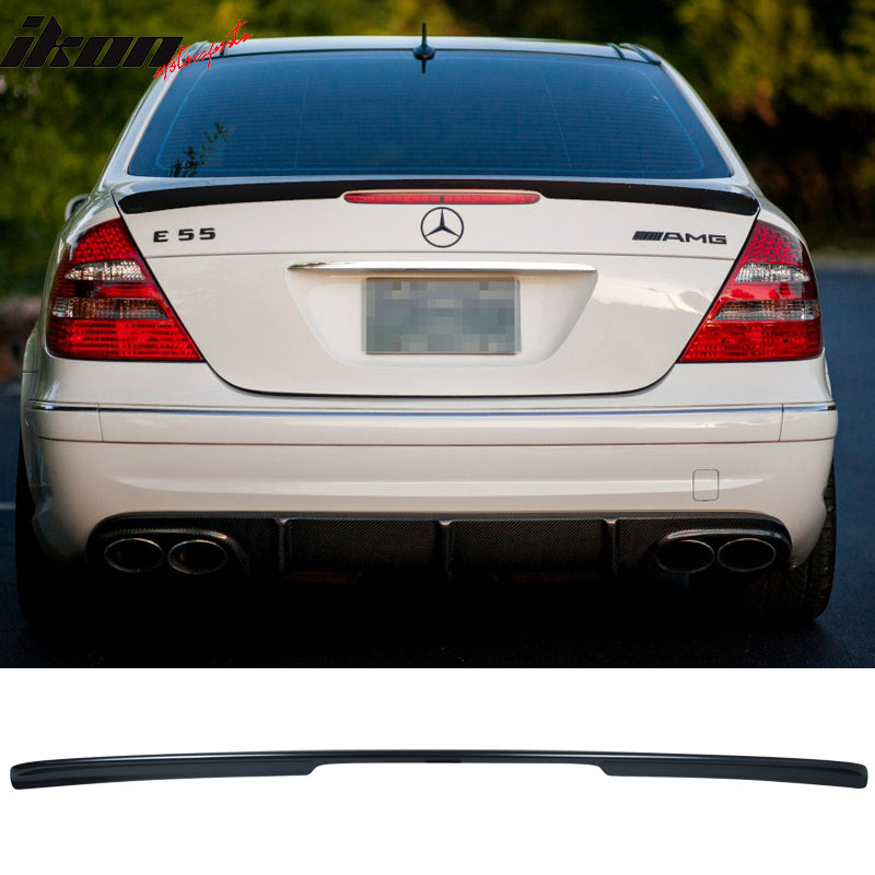 エアロパーツ PAINTED #040 MERCEDES BENZ E まかっ CLASS W211 ROOF + TRUNK SPOILER  2005 塗装＃