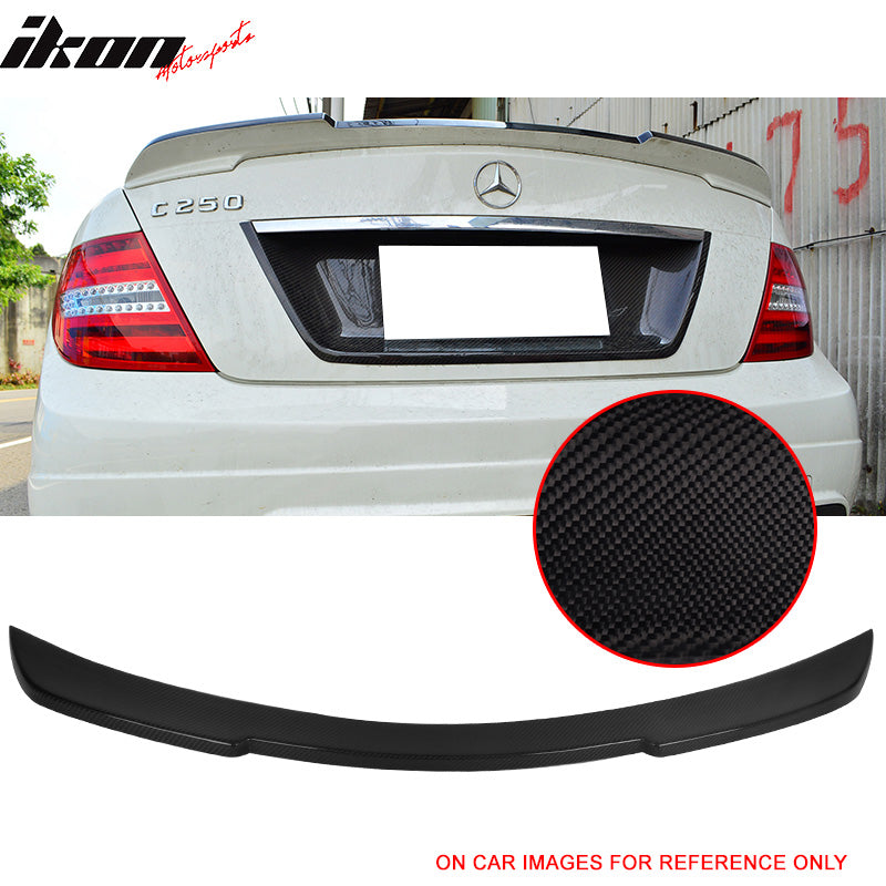 IKON MOTORSPORTS, Trunk Spoiler Compatible With 2008-2014 Mercedes