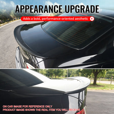 Fits 06-12 BMW E90 3-Series & M3 Sedan P Style Trunk Spoiler Painted #354 Silver