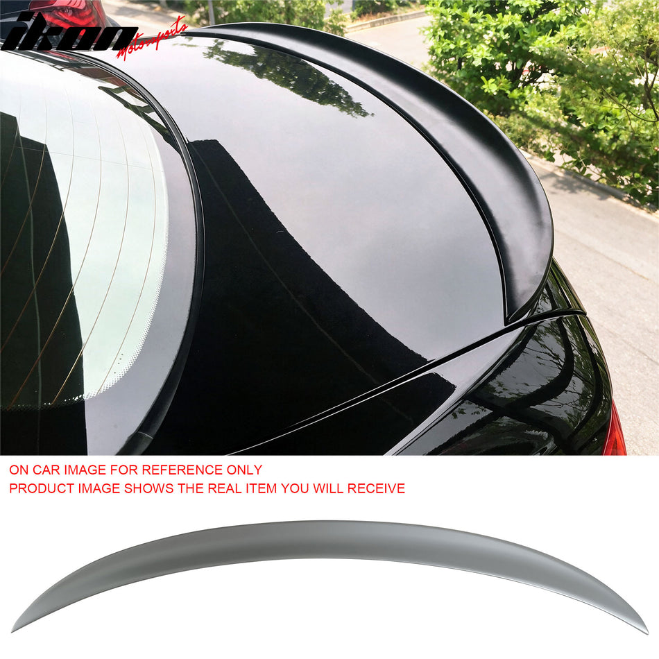 2006-2011 BMW E90 3-Series Sedan & 2008-2012 M3 Sedan Rear Trunk Deck Lid Spoiler Wing Lip Performance Style ABS Painted #354 Titanium Silver Metallic