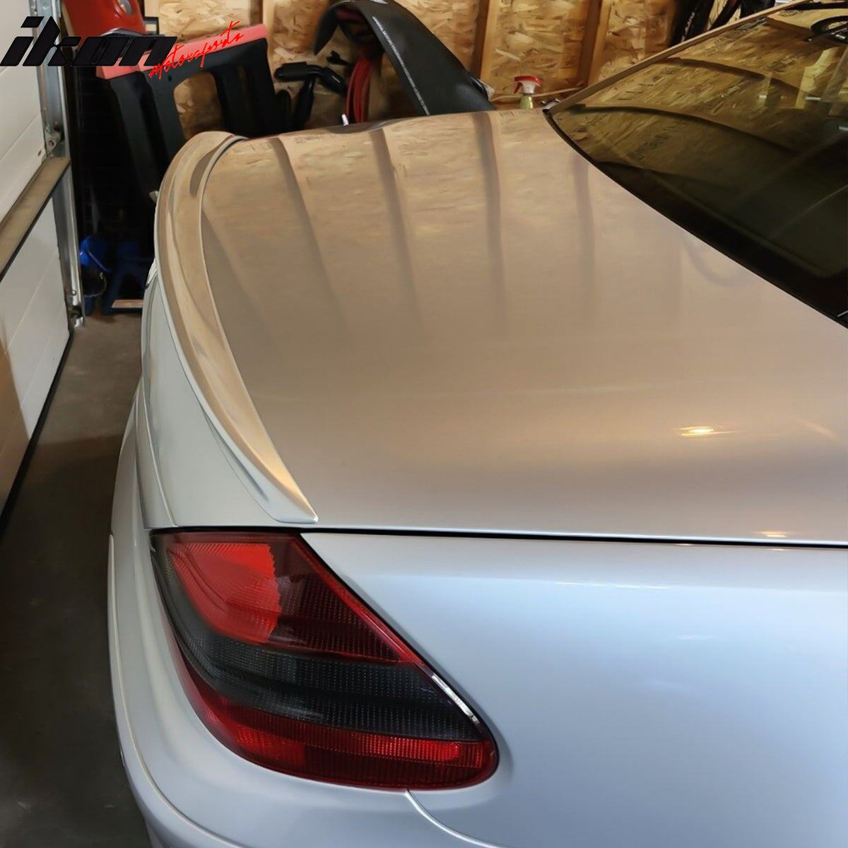 Fits 03-11 Benz R230 SL-Class AMG Style Rear Trunk Spoiler Painted #762 Silver