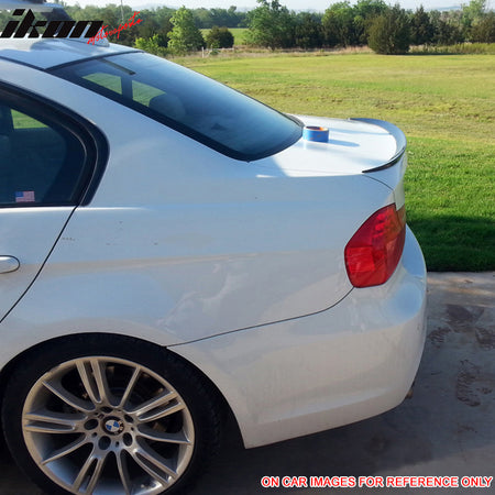 High Kick Trunk Spoiler Wing Compatible With 2006-2011 BMW 3 Series E90 PERFORMANCE ABS