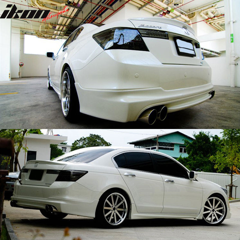 Compatible With 2008 - 2011 Honda Accord Factory Style ABS Plastic Rear Spoiler Wing