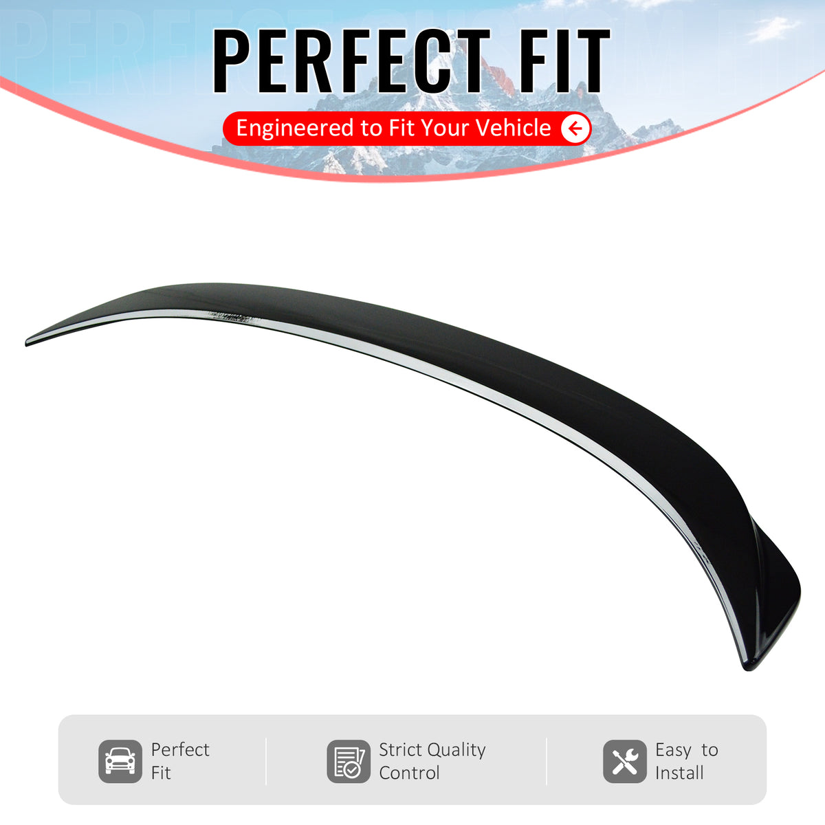 IKON MOTORSPORTS, Trunk Spoiler Compatible With 2014-2020 Lexus IS200t IS250 IS300 IS350 IS300h Sedan 4-Door, Rear Trunk Duck Lid Spoiler Wing Lip F Style ABS Painted #212 Obsidian, 2015 2016 2017