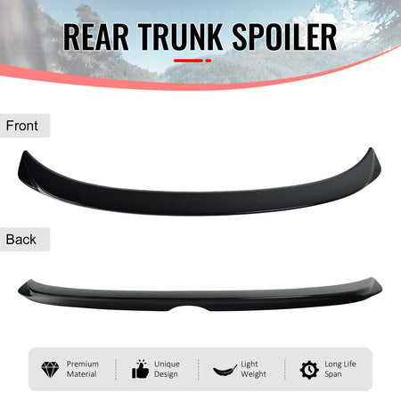 Fits 14-20 Lexus IS250 IS300 Sedan F Style Rear Trunk Spoiler ABS #212 Obsidian