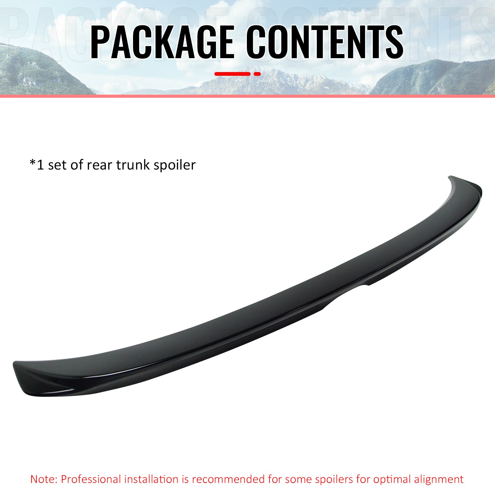 Fits 14-20 Lexus IS250 IS300 Sedan F Style Rear Trunk Spoiler ABS #212 Obsidian