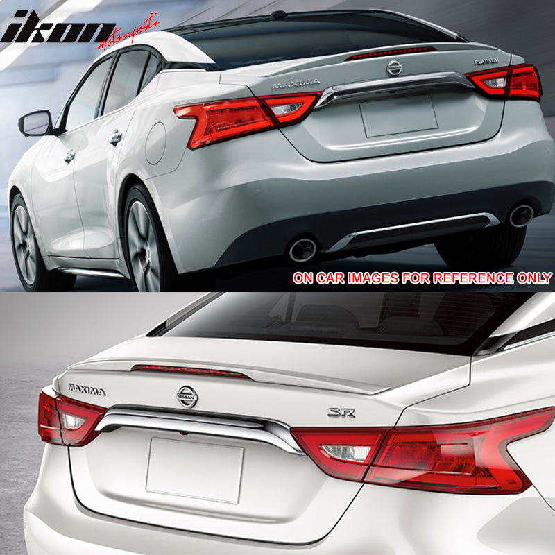 Compatible With For 2016-2023 Nissan Maxima A36 Factory Style Trunk Spoiler Wing Tail Lid ABS