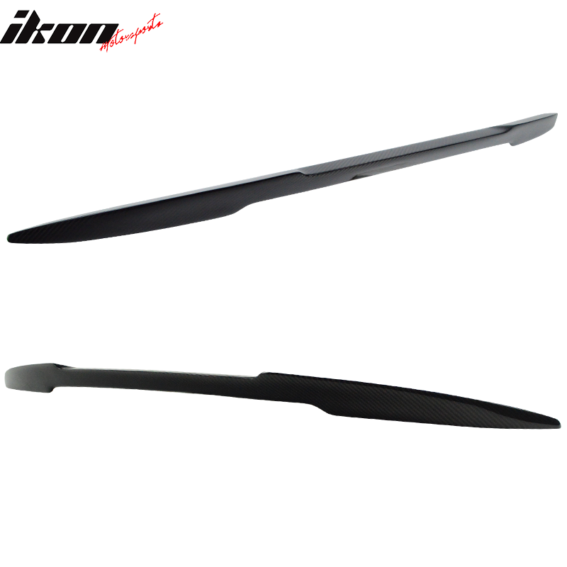 Fits 07-13 BMW E82 1 Series Coupe M4 Style Matte Caron Fiber Rear Trunk Spoiler