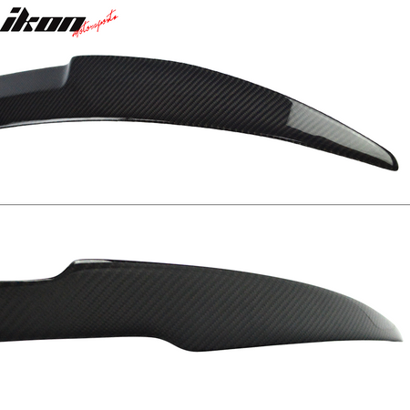 Fits 07-13 BMW E82 1 Series Coupe M4 Style Matte Caron Fiber Rear Trunk Spoiler