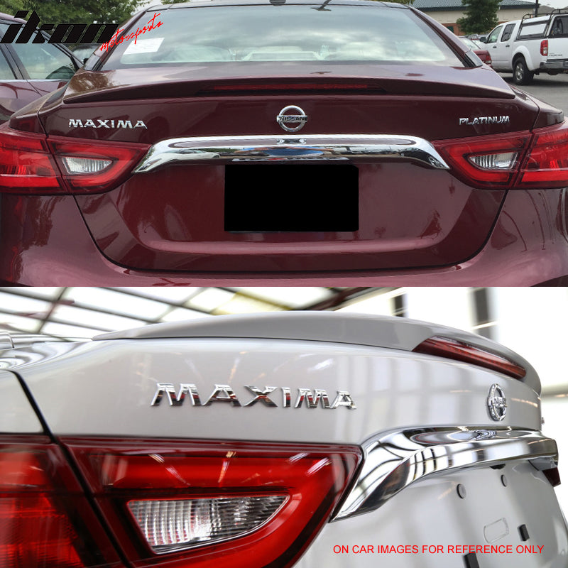 Fits For 16-23 Nissan Maxima A36 OE Style Trunk Spoiler Wing Tail Lid ABS