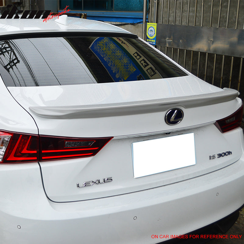 Compatible With 2014-2016 Lexus IS250 XE30 F Style Trunk Spoiler - ABS