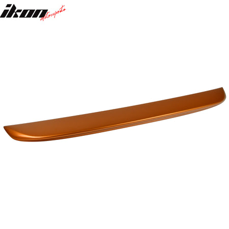 IKON MOTORSPORTS Trunk Spoiler Compatible With 2003-2009 Nissan 350Z 2-Door, Factory Style Painted #A17 Lemans Sunset Metallic ABS Rear Wing