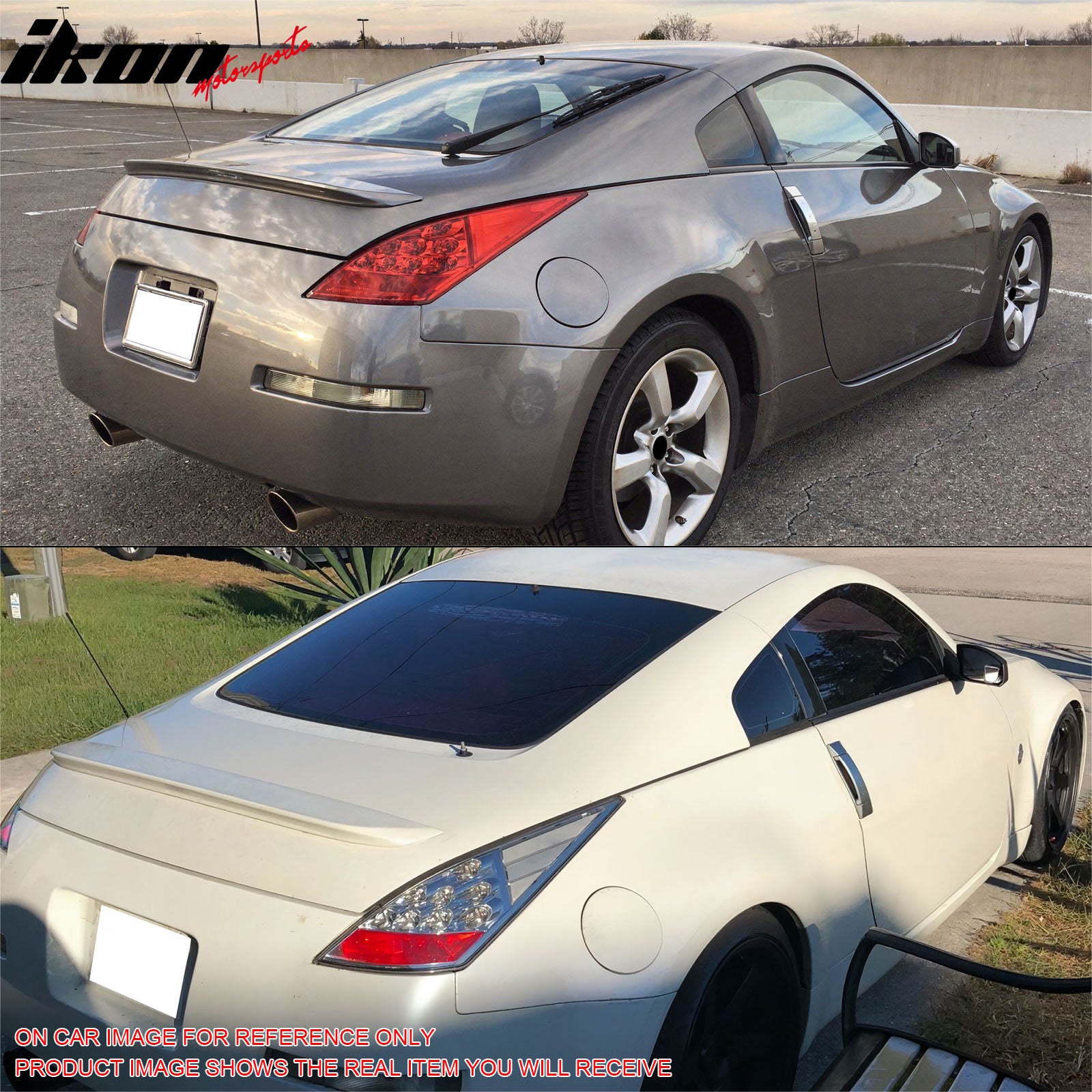 Fits 03-09 Nissan 350Z OE Style Rear Trunk Spoiler Wing Lip Painted #E33 Yellow