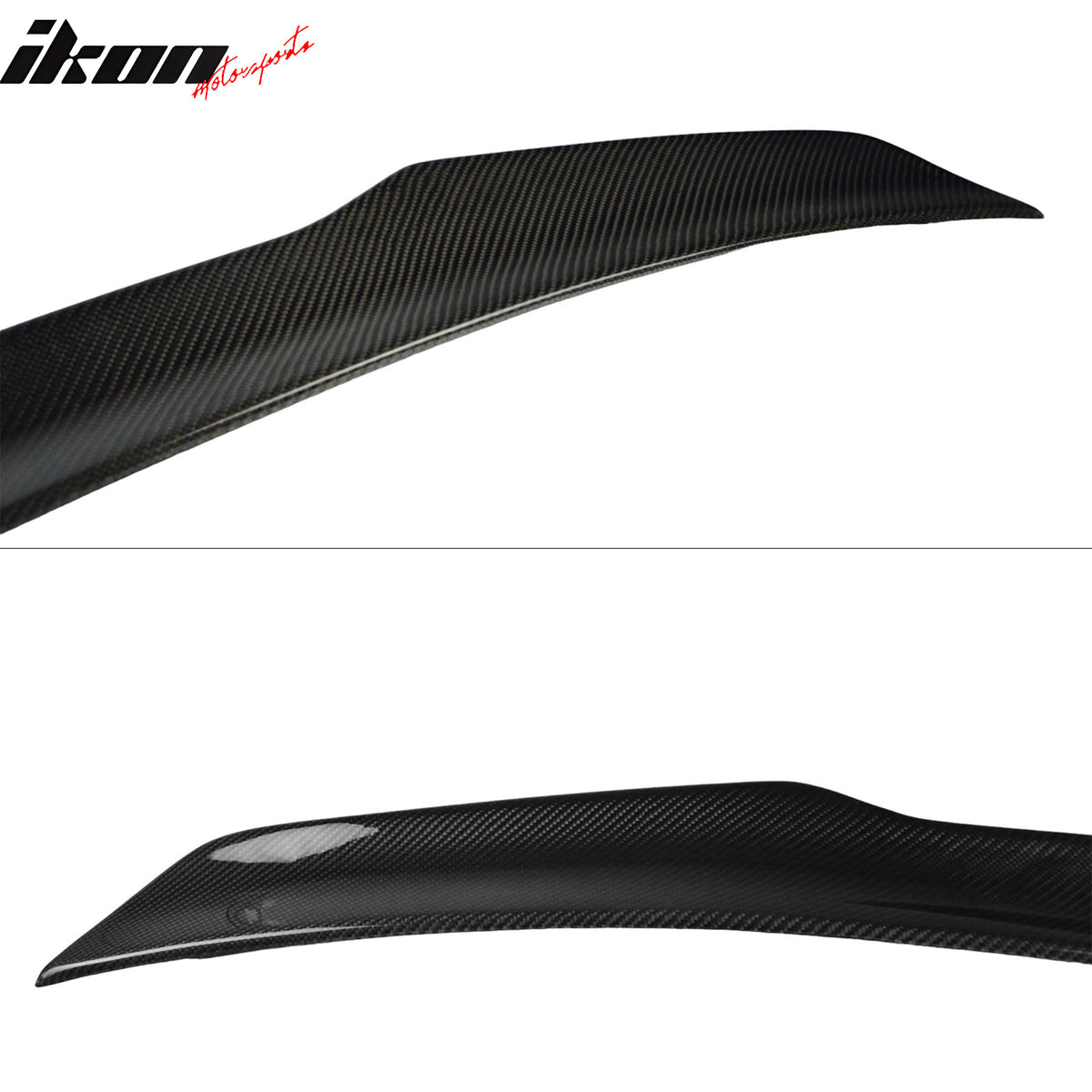 Fits 15-23 Ford Mustang 6th Coupe Trunk Spoiler V Style Carbon Fiber Rear Wing