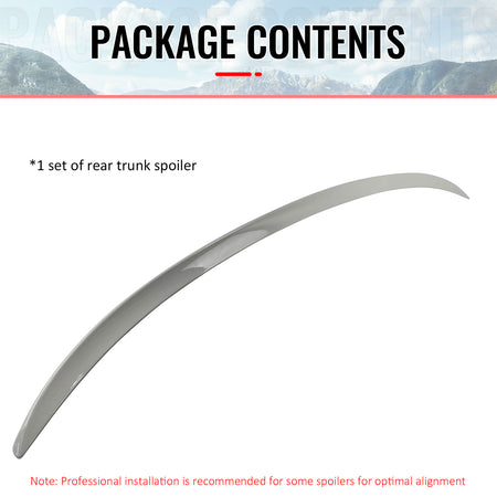 Fits 09-15 F01 F02 M3 Painted #300 Alpine White III Trunk Spoiler