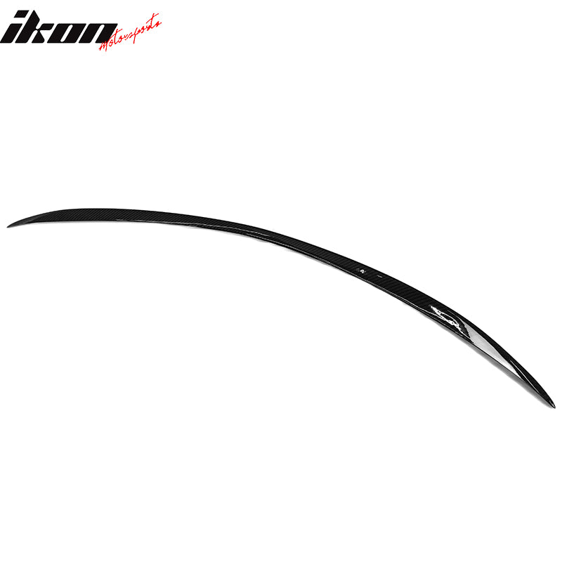 Fits 15-21 Benz W205 C-Class Trunk Spoiler AMG Style Carbon Fiber Rear Boot Wing