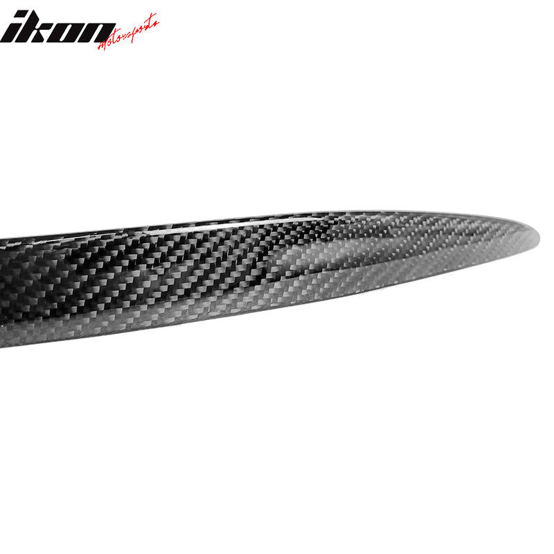 Fits 15-21 Benz W205 C-Class Trunk Spoiler AMG Style Carbon Fiber Rear Boot Wing